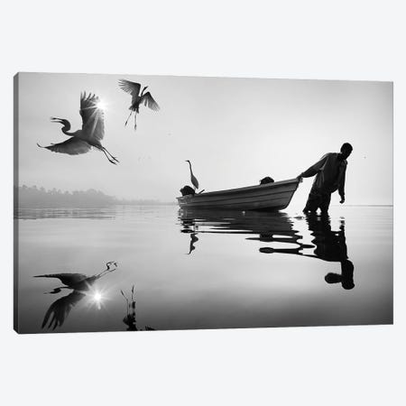 Good Morning Canvas Print #MOL471} by Moises Levy Canvas Print
