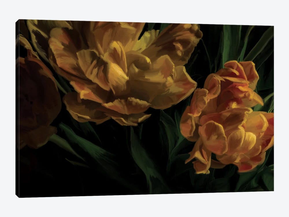Tulips Citrine by 5by5collective 1-piece Canvas Print