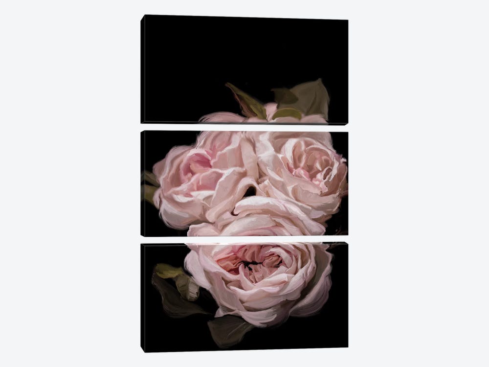 Antique Rose by 5by5collective 3-piece Art Print