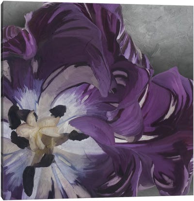 Mulberry Elite Canvas Art Print - Moody Florals