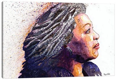 Toni Morrison Canvas Art Print - #BlackGirlMagic