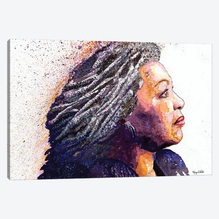 Toni Morrison Canvas Print #MOV15} by Morgan Overton Canvas Art
