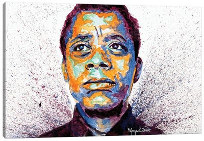 Baldwin Canvas Art Print - James Baldwin