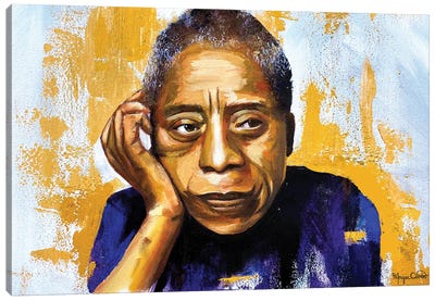 Elder Baldwin Canvas Art Print - James Baldwin
