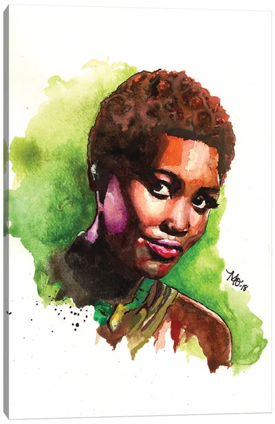 Nakia - Black Panther Canvas Art Print - Morgan Overton