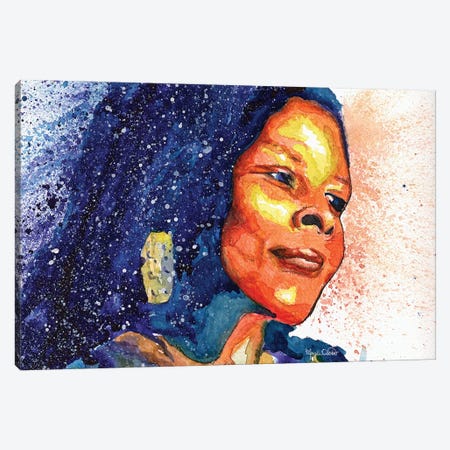 Assata Shakur Canvas Print #MOV3} by Morgan Overton Canvas Art