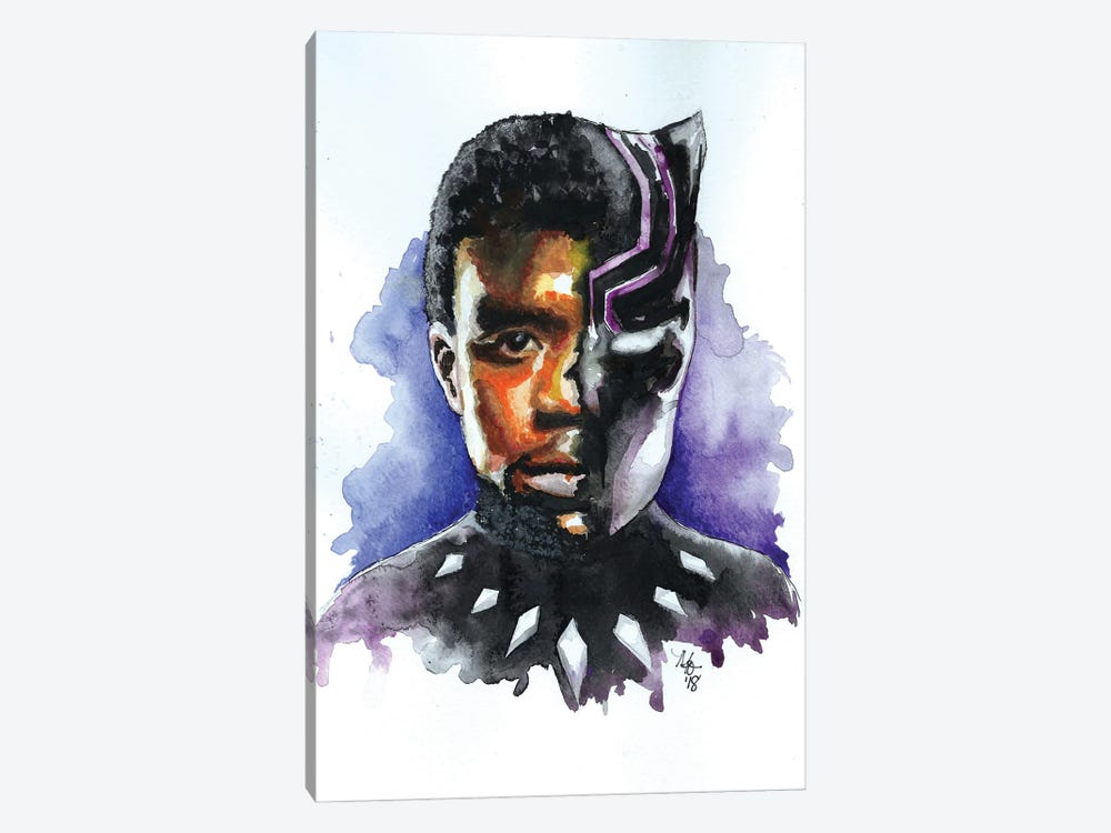 T'Challa - Black Panther by Morgan Overton 1-piece Canvas Print