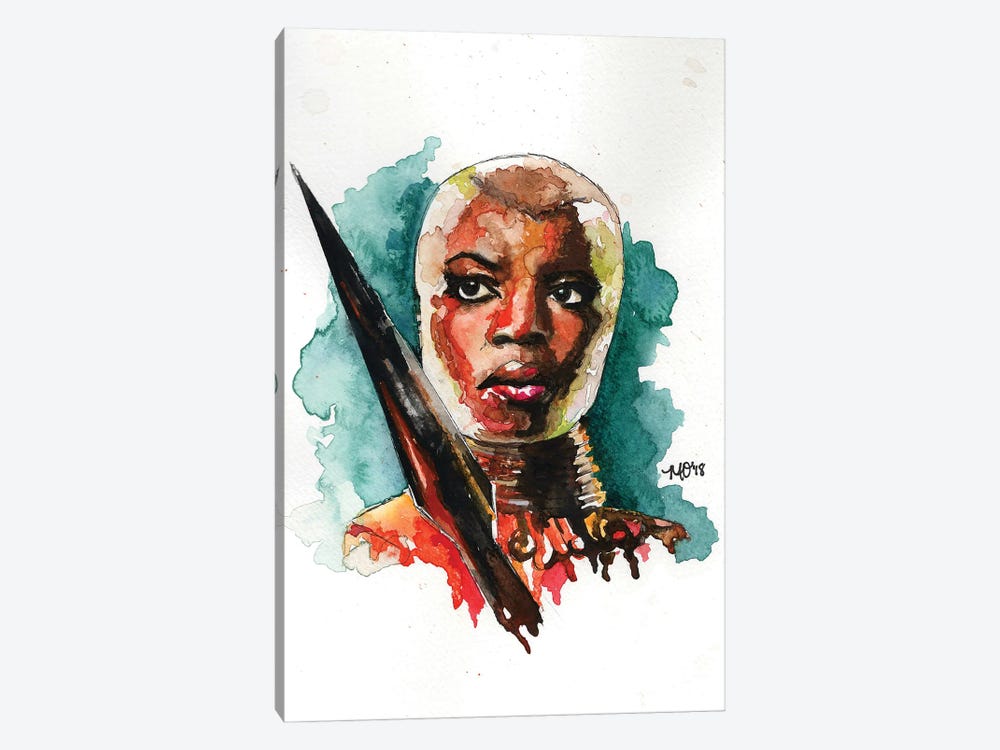 Okoye - Black Panther by Morgan Overton 1-piece Canvas Artwork