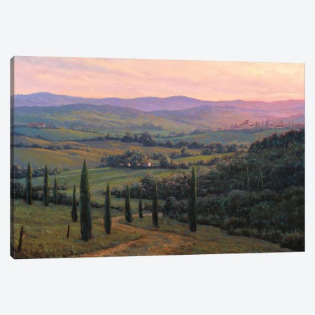 Majestic Tuscan Meadows Canvas Print #MOW13} by Michael Orwick Canvas Artwork