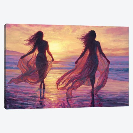 Sunset Soirée Canvas Print #MOW24} by Michael Orwick Canvas Wall Art
