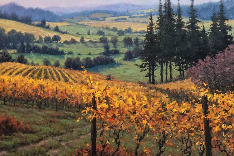 Vineyards Rest by Michael Orwick wall art