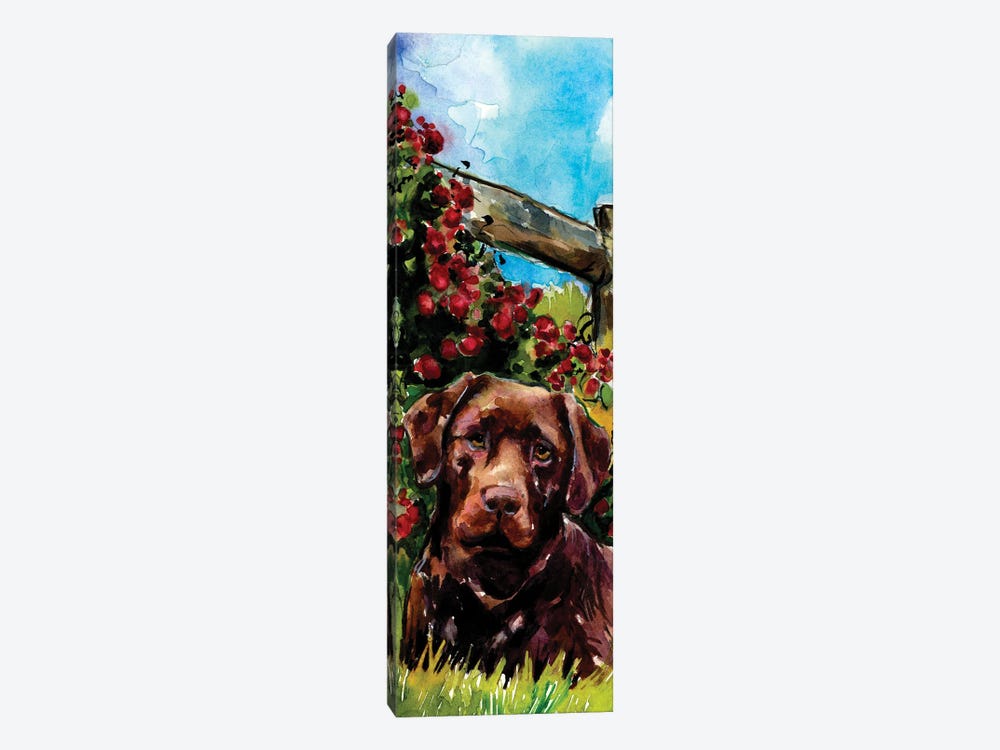 Choco Raspberry Fields by Molly A. Poole 1-piece Canvas Print