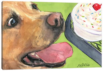 Ice Cream Canvas Art Print - Molly A. Poole