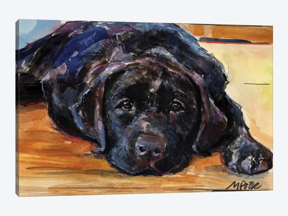Puppy Pause 1-piece Canvas Art Print