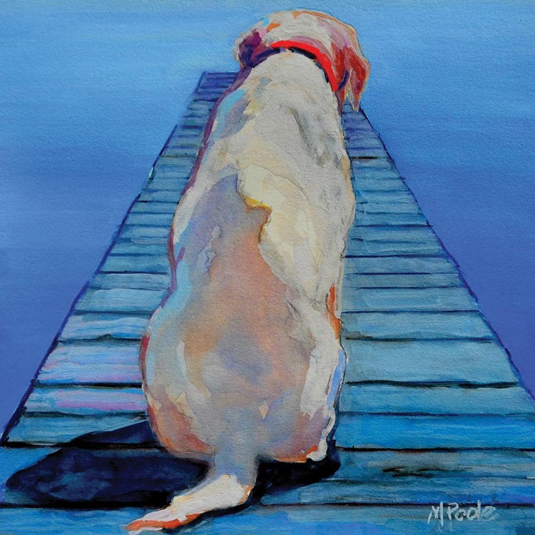 Seas Are Calm by Molly A. Poole wall art