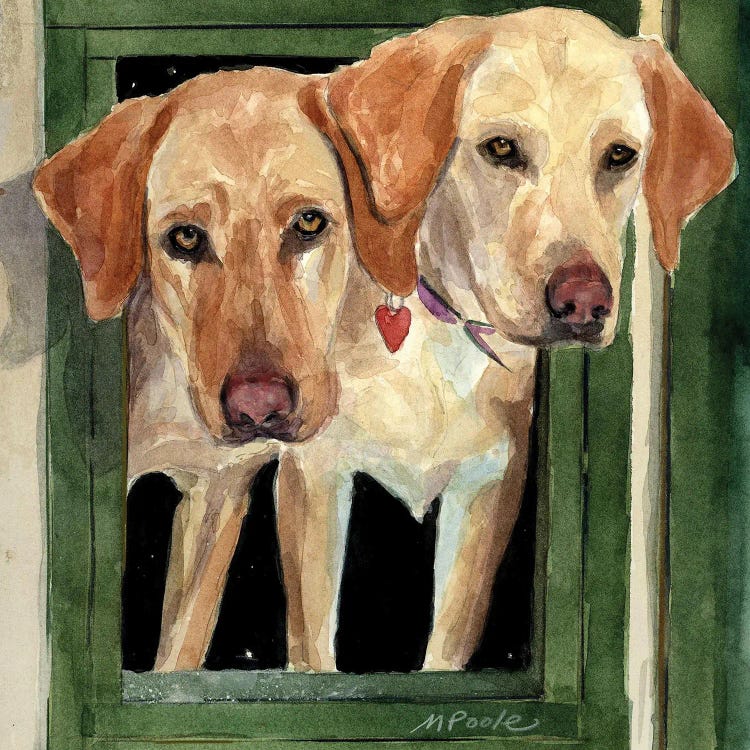 Two Hearts by Molly A. Poole wall art