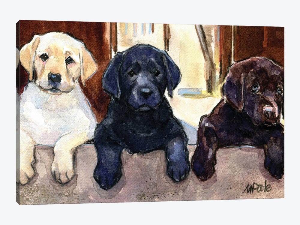 We Three by Molly A. Poole 1-piece Canvas Artwork