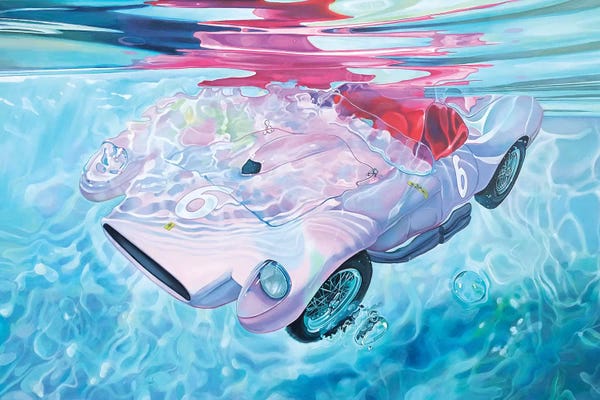 Swimming Pools: Ferrari 250 Testa Rossa by Marcello Petisci