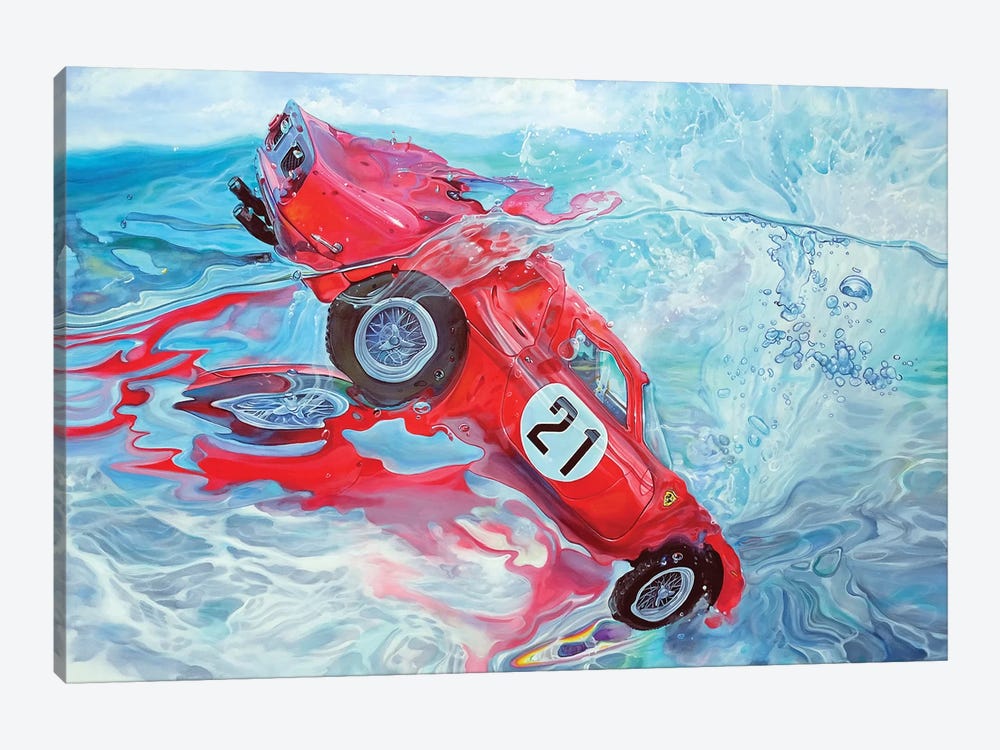 Ferrari No. 21 by Marcello Petisci 1-piece Canvas Art Print