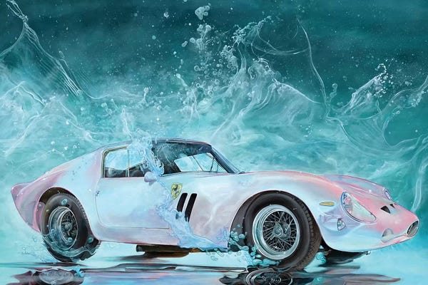Swimming: Pink Ferrari by Marcello Petisci