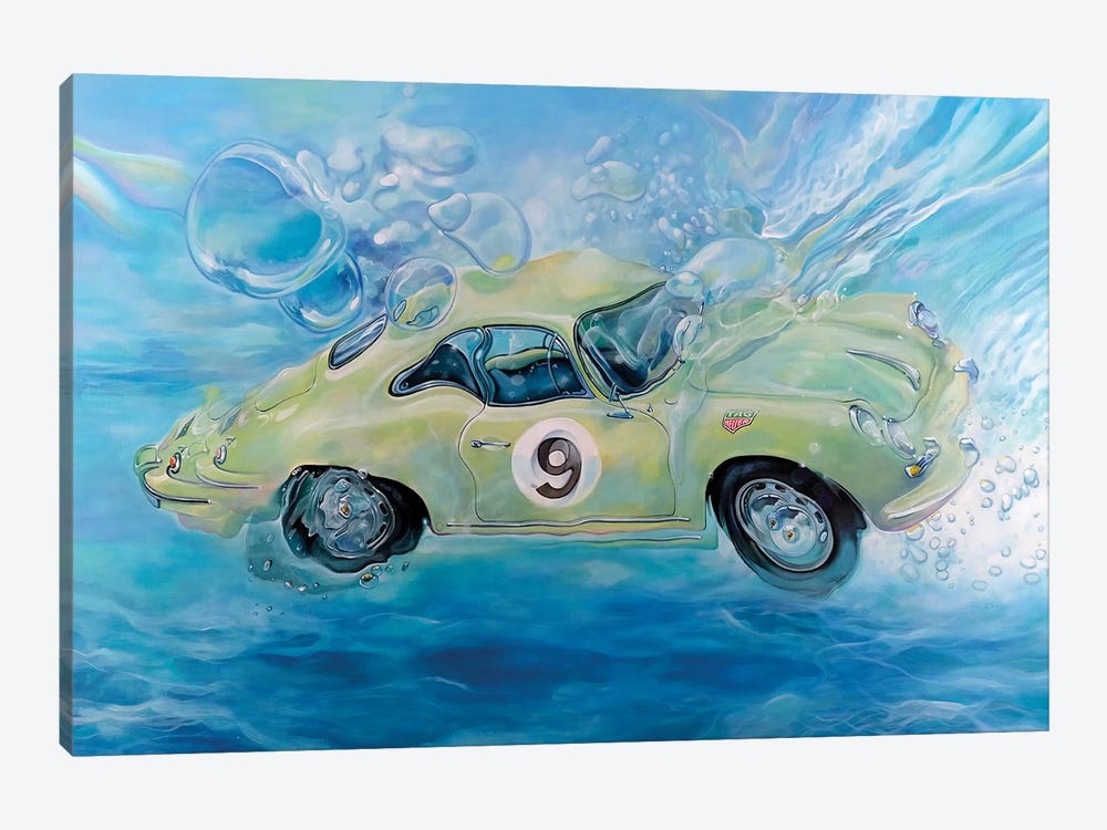 Porsche No. 9 by Marcello Petisci 1-piece Canvas Wall Art
