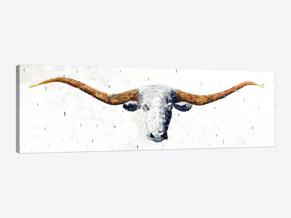 Longhorn by Marvin Pelkey 1-piece Canvas Wall Art