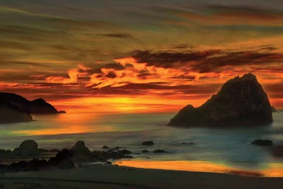 Northerrn Cali Sunset by MScottPhotography canvas print