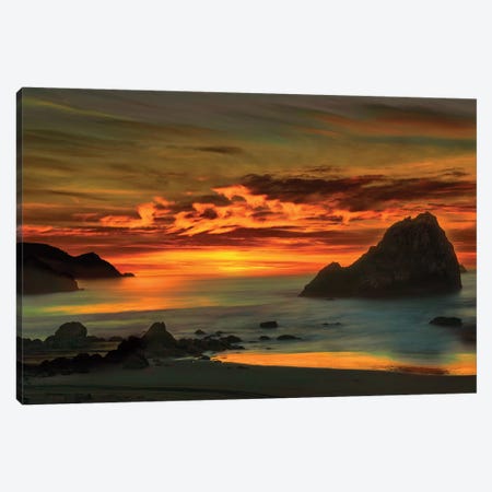 Northerrn Cali Sunset Canvas Print #MPH100} by MScottPhotography Canvas Art Print
