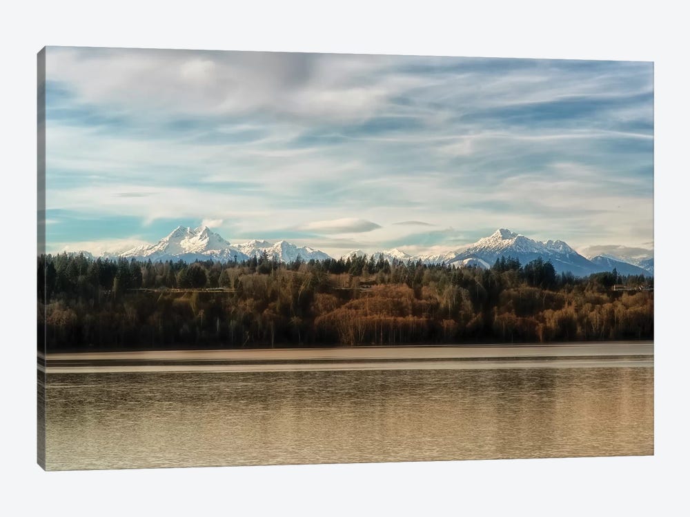 Olympic View by MScottPhotography 1-piece Canvas Wall Art