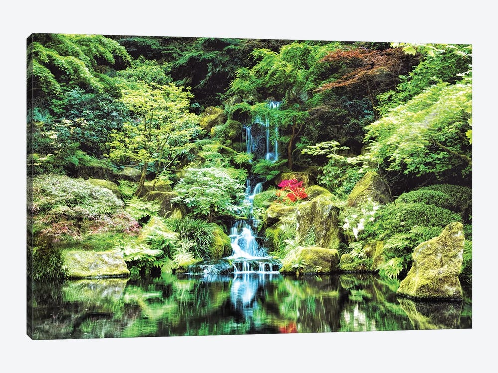 Portland Japanese Garden by MScottPhotography 1-piece Canvas Art Print