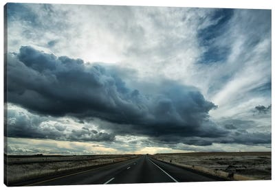 Road to spokane Canvas Art Print - MScottPhotography
