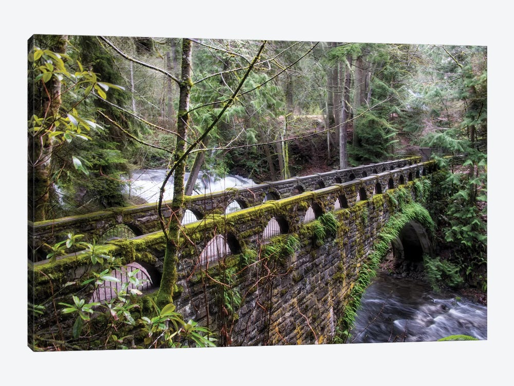 Whatcom Bridge by MScottPhotography 1-piece Canvas Art Print
