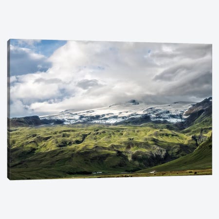 Glacial Green Canvas Print #MPH47} by MScottPhotography Canvas Artwork