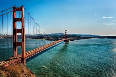Golden Gate by MScottPhotography canvas print