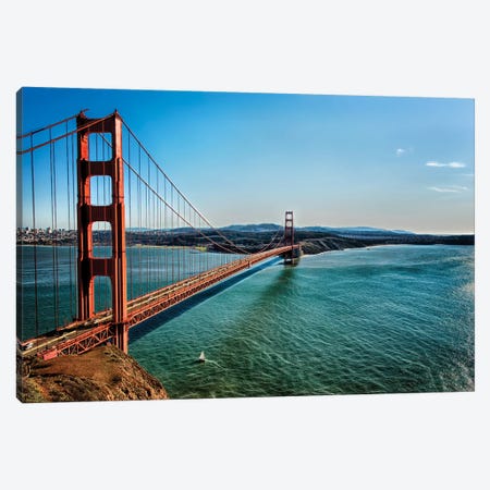 Golden Gate Canvas Print #MPH48} by MScottPhotography Canvas Print