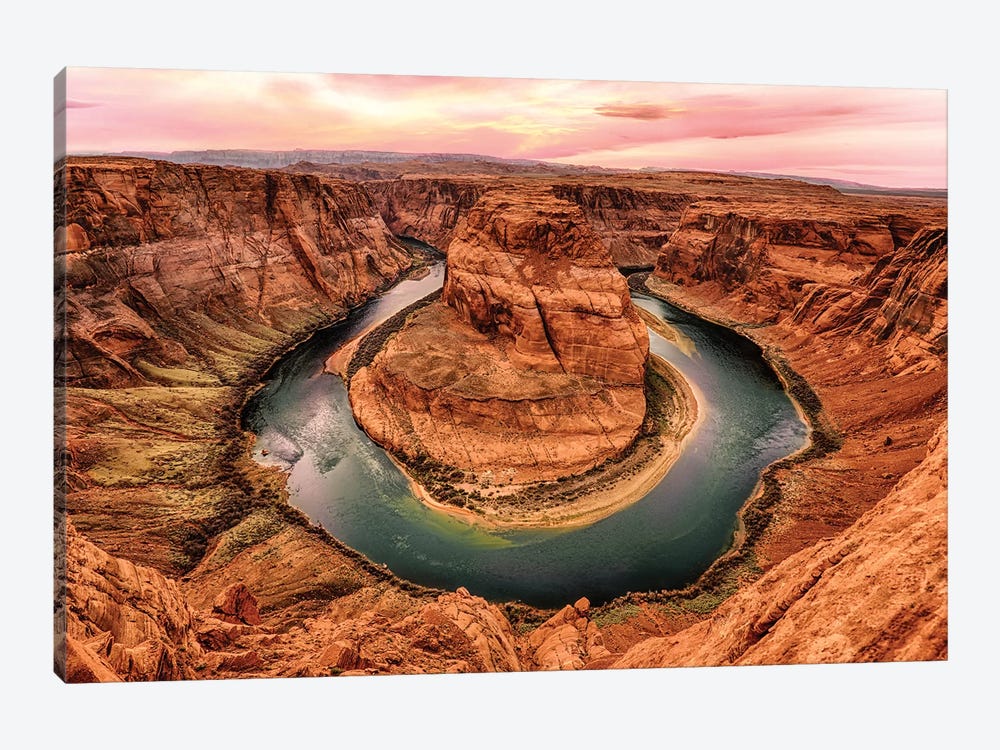 Horsehoe Bend by MScottPhotography 1-piece Canvas Wall Art