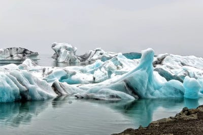 Ice Blue by MScottPhotography canvas print