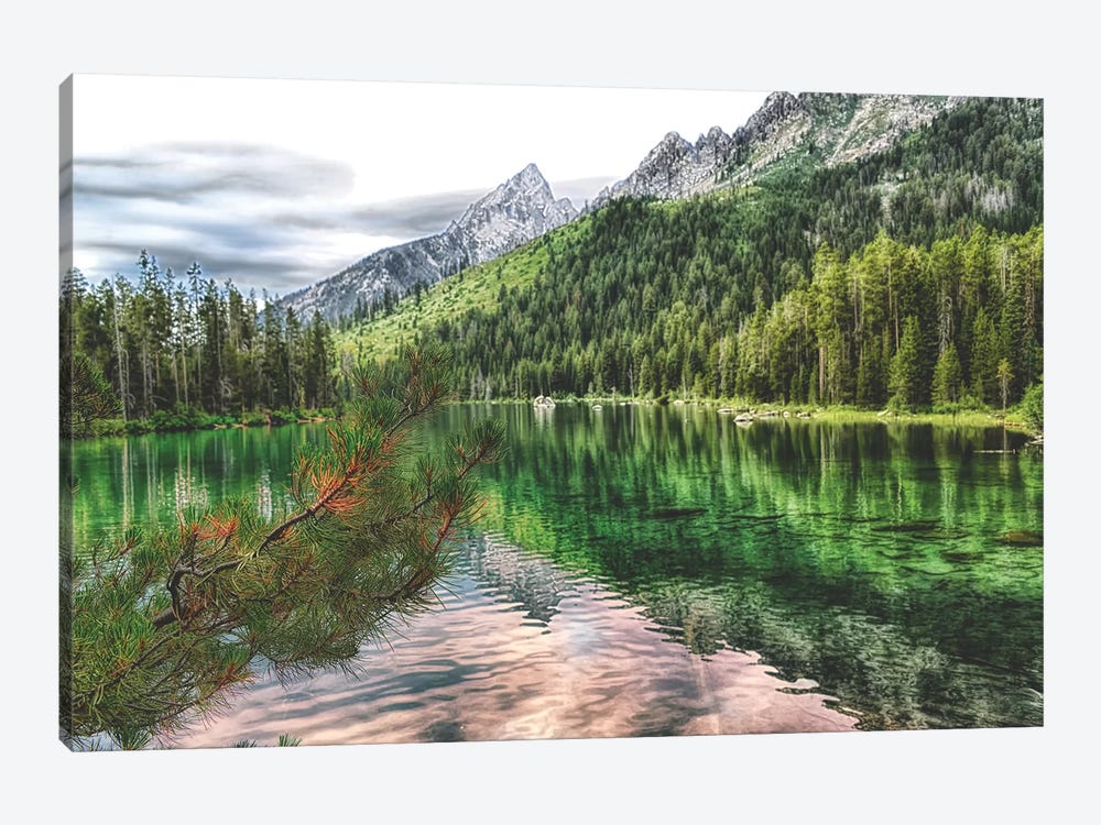 Jenny Lake by MScottPhotography 1-piece Art Print