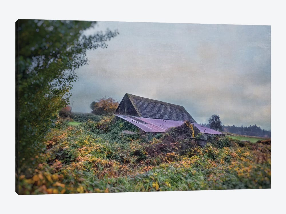 Kingston Barn by MScottPhotography 1-piece Canvas Art