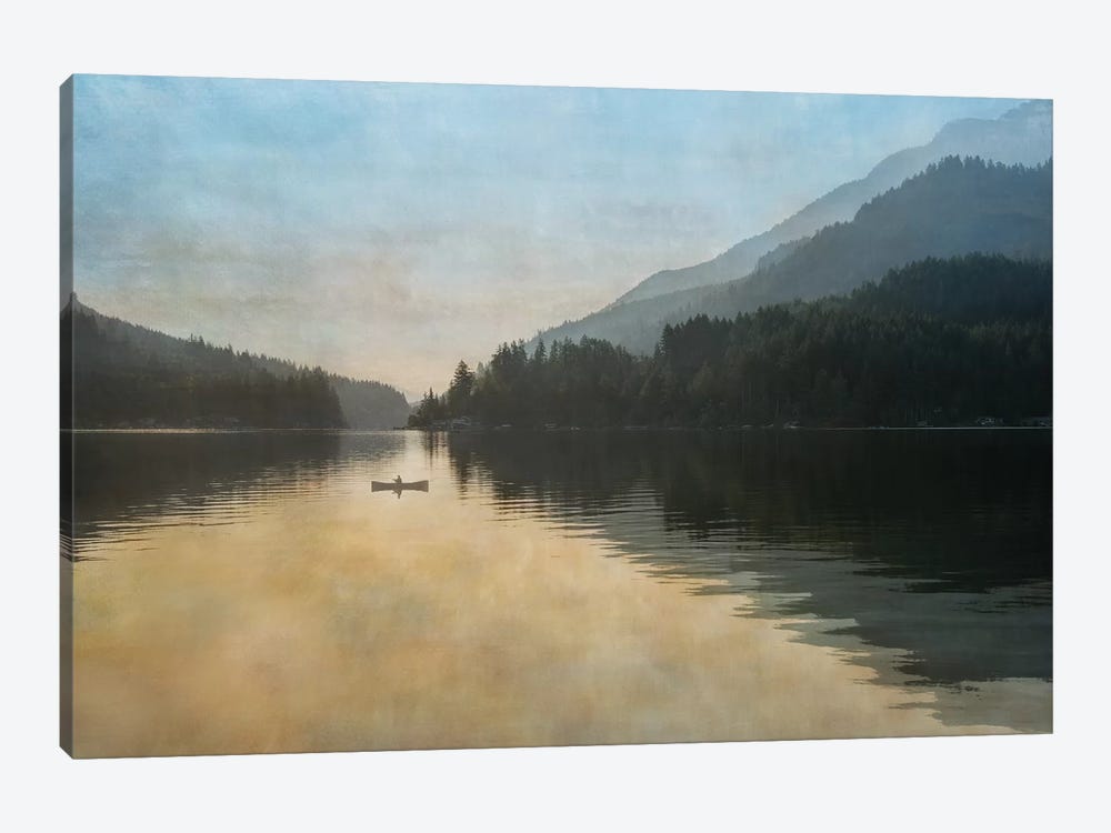 Lake Sutherland Dawn by MScottPhotography 1-piece Canvas Art Print