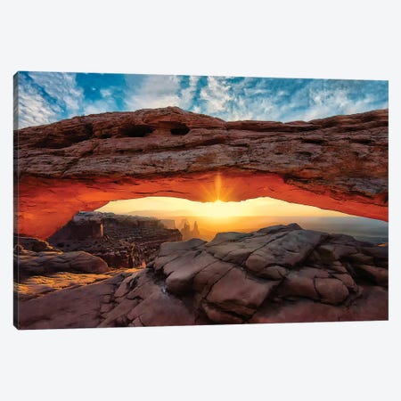 Mesa Arch Canvas Print #MPH84} by MScottPhotography Canvas Artwork