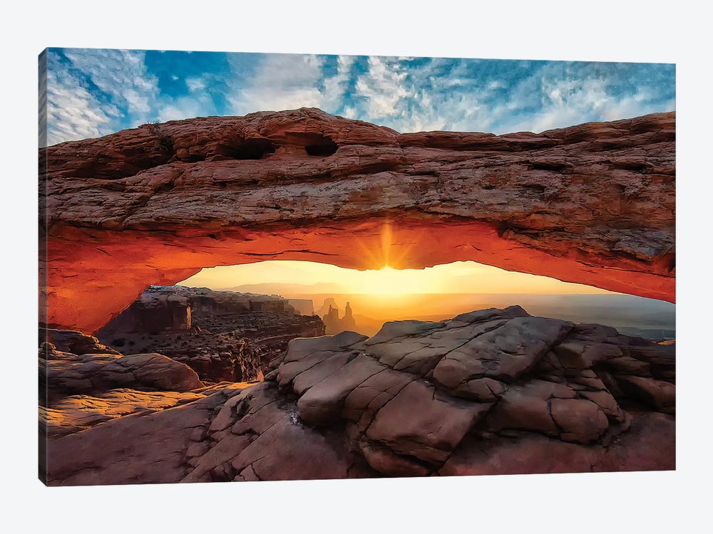 Mesa Arch by MScottPhotography 1-piece Canvas Art
