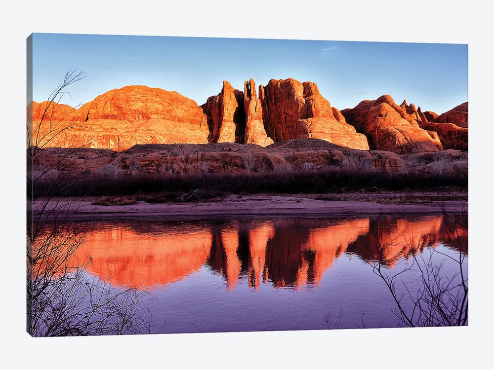 Moab Creek by MScottPhotography 1-piece Canvas Art Print