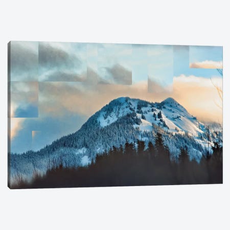 Mountain Divided Canvas Print #MPH95} by MScottPhotography Canvas Art Print