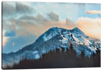 Mountain Divided Canvas Art Print - MScottPhotography