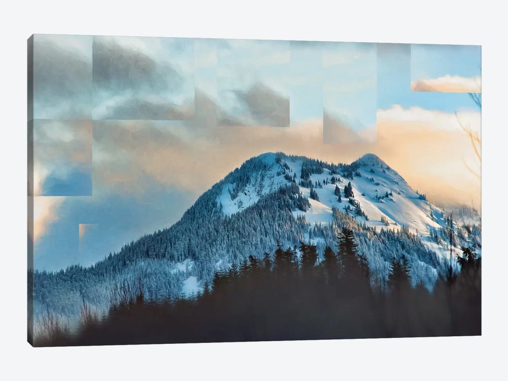 Mountain Divided by MScottPhotography 1-piece Canvas Art