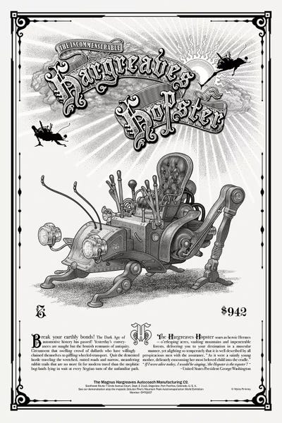 Myles Pinkney: Hargreaves Hopster by Myles Pinkney