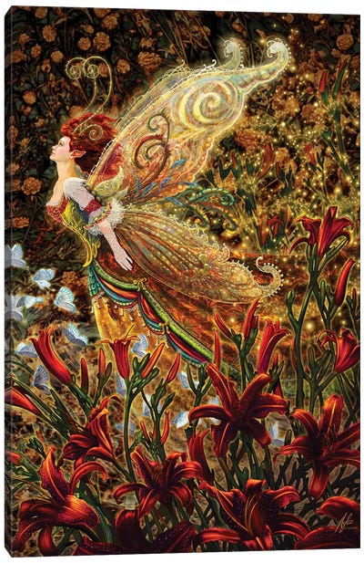 Lily Canvas Art Print - Fairy Art