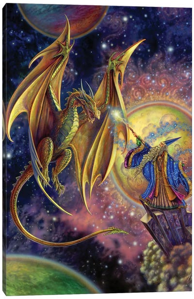 Magic Canvas Art Print - Dragon Art