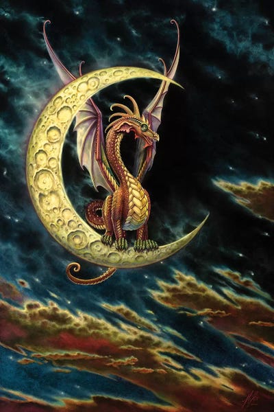Dragons: Moon Dragon by Myles Pinkney